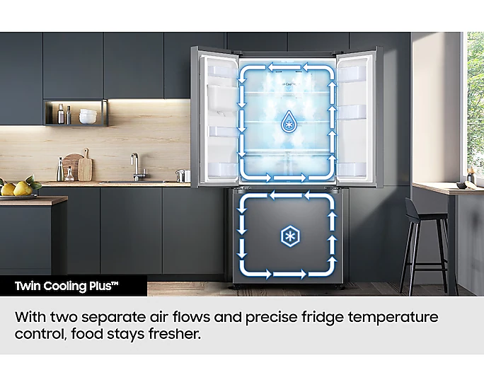 Samsung Bespoke AI 4 Door French Door Refrigerator SpaceMax 674L - Image 6