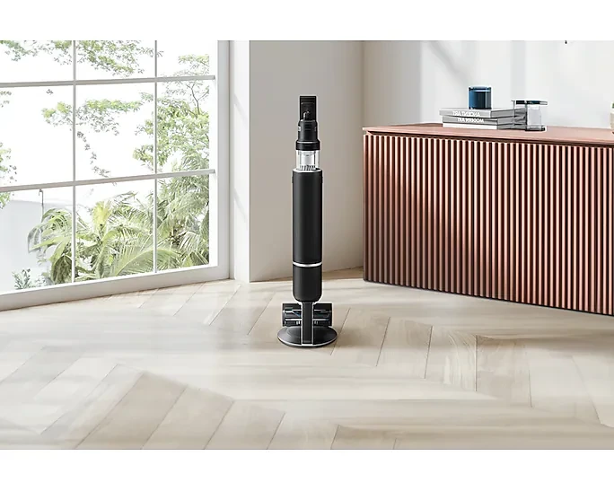Samsung Bespoke Jet™ AI Cordless Stick Vacuum Cleaner, Max 280W Suction Power With All-in-One Clean Station - Satin Black