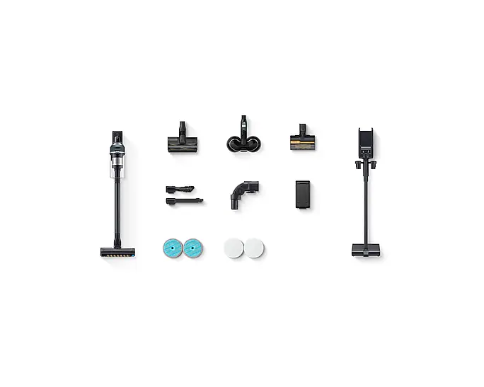 Samsung Jet™ 95 Pro Cordless Stick Vacuum Cleaner, Max 210W Suction Power with Spray Spinning Sweeper – Midnight Blue - Image 3