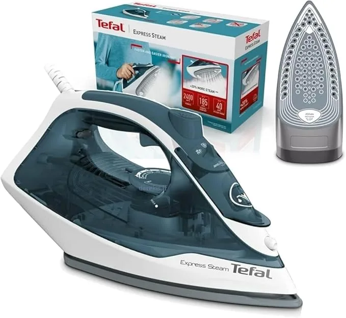 Tefal Express Steam Iron 2400W (FV2839) – Smooth Ceramic Soleplate