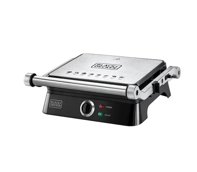 Black+Decker 1400W Family Contact Grill & Barbecue (CG1400-B5)