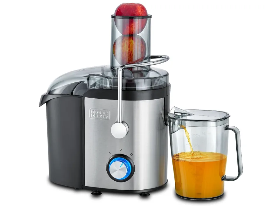 Black+Decker 800W Juice Extractor JE800-B5 | 75mm XL Feeding Chute