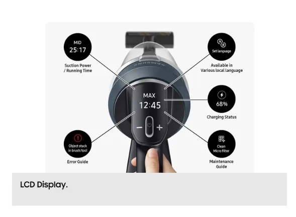 Samsung Bespoke AI Jet Lite Cordless Stick Vacuum (VS80F28DLP/EU) - Image 3