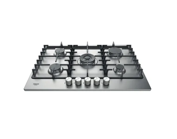 Ariston PPH 75G D/IX 75cm Gas Hob | 5 Burners & 9-Level Flame Control
