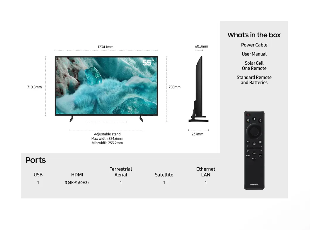 55" QLED Q7F 4K Vision AI Smart TV (2025)