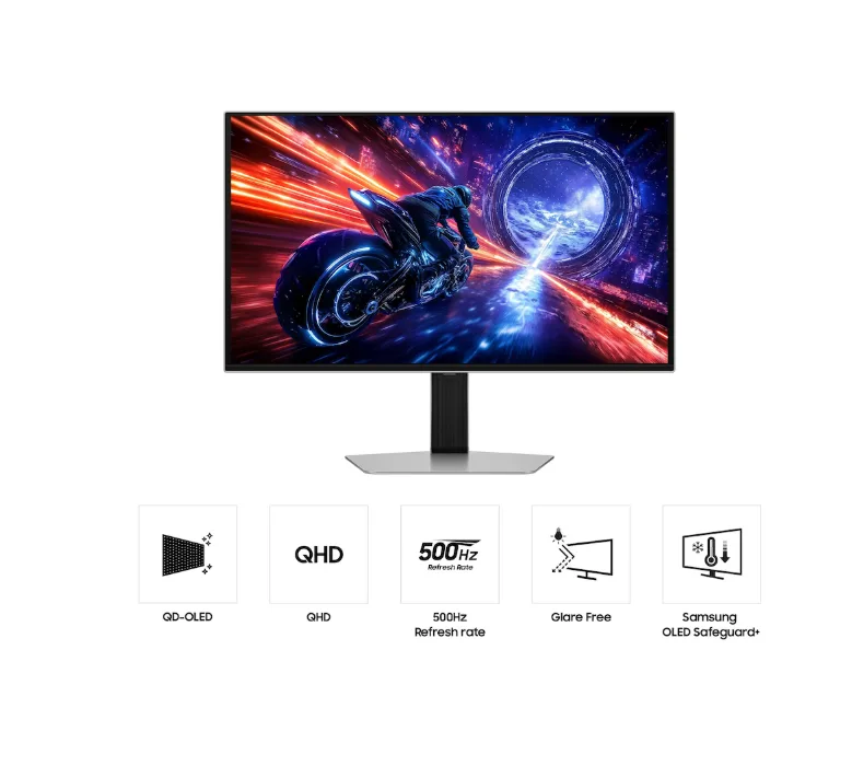 SAMSUNG 27" Odyssey OLED G6 (G60SF) 500Hz Gaming Monitor