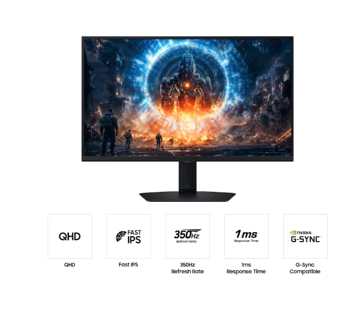 Samsung 27" Odyssey G6 G60F QHD 350Hz Gaming Monitor