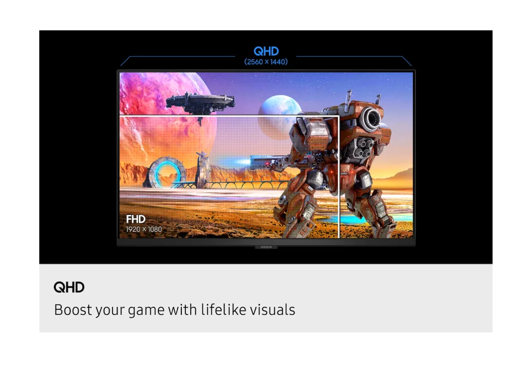 Samsung 27" Odyssey G6 G60F QHD 350Hz Gaming Monitor - Image 4