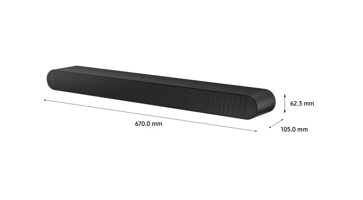 SAMSUNG 3.0ch S-Series All-in-One Compact Soundbar (HW-S50B)