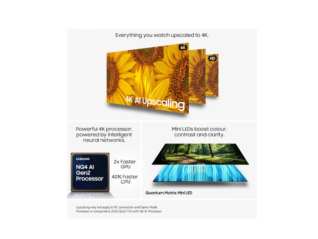 SAMSUNG 55" QN70F Neo QLED 4K AI Smart TV - Image 4