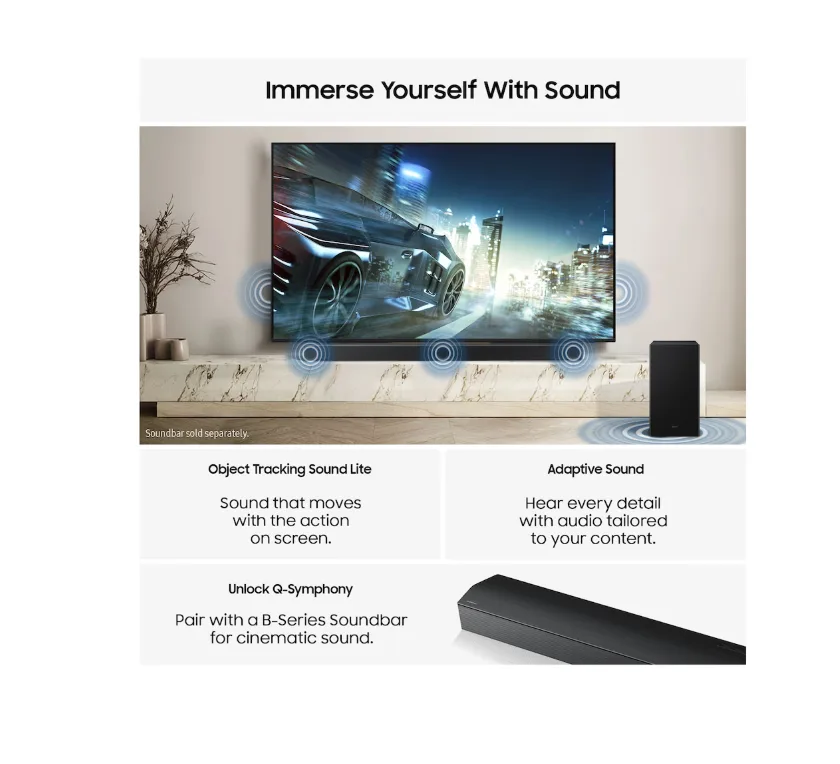 SAMSUNG 65" Crystal UHD U8000F 4K Smart TV (2025) - Image 4
