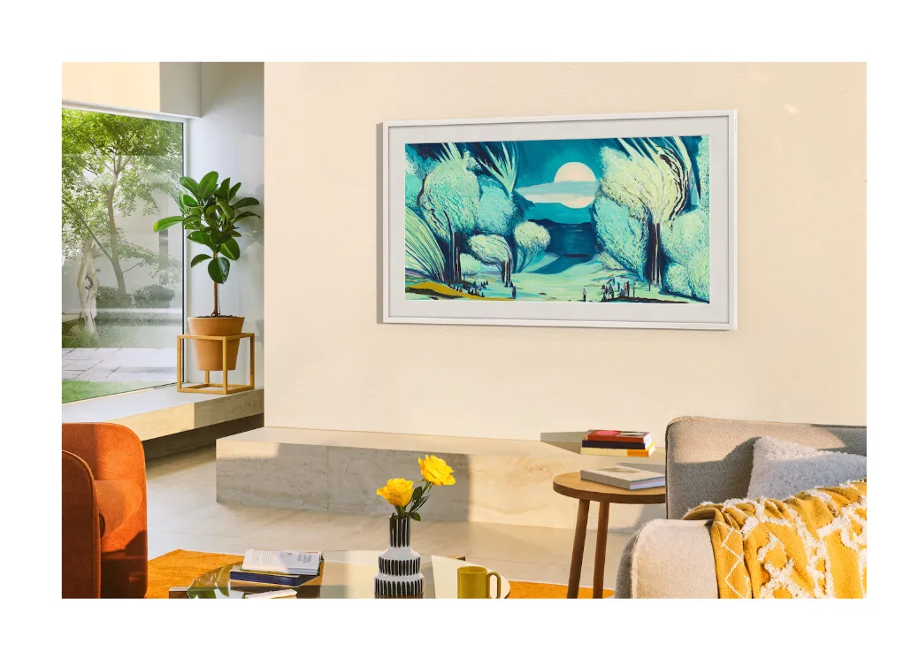 SAMSUNG 55" The Frame (LS03F) 4K QLED Smart Art TV (2025)