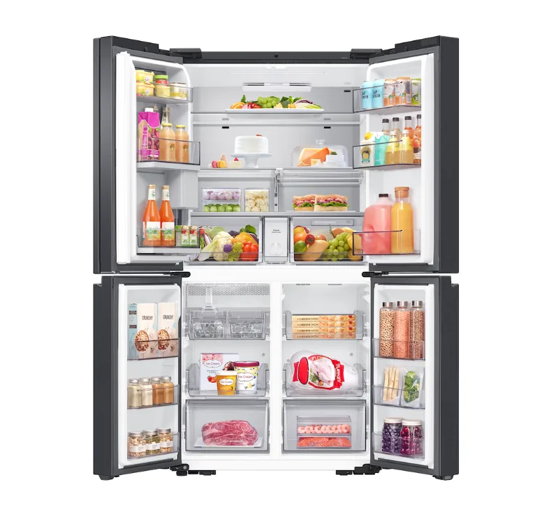 SAMSUNG Bespoke AI 4 Door French Refrigerator Family Hub AI Vision Inside 636L