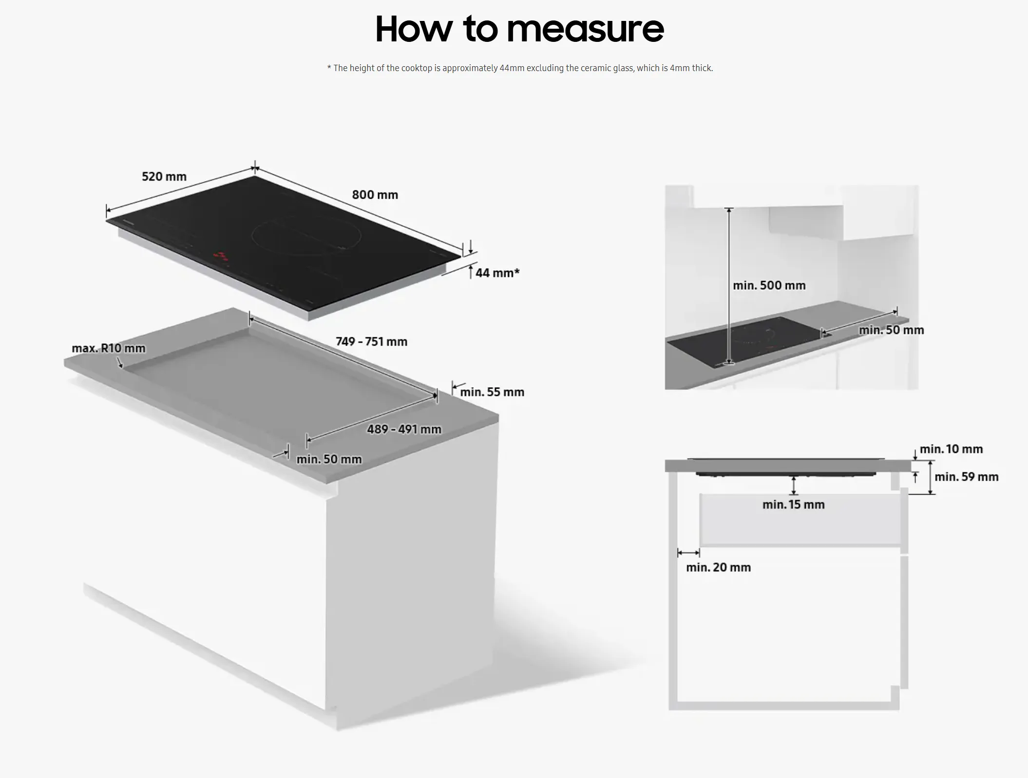 Samsung Series 5 80cm Flex Zone Slim Fit Induction Hob NZ84C5047GK - Image 3