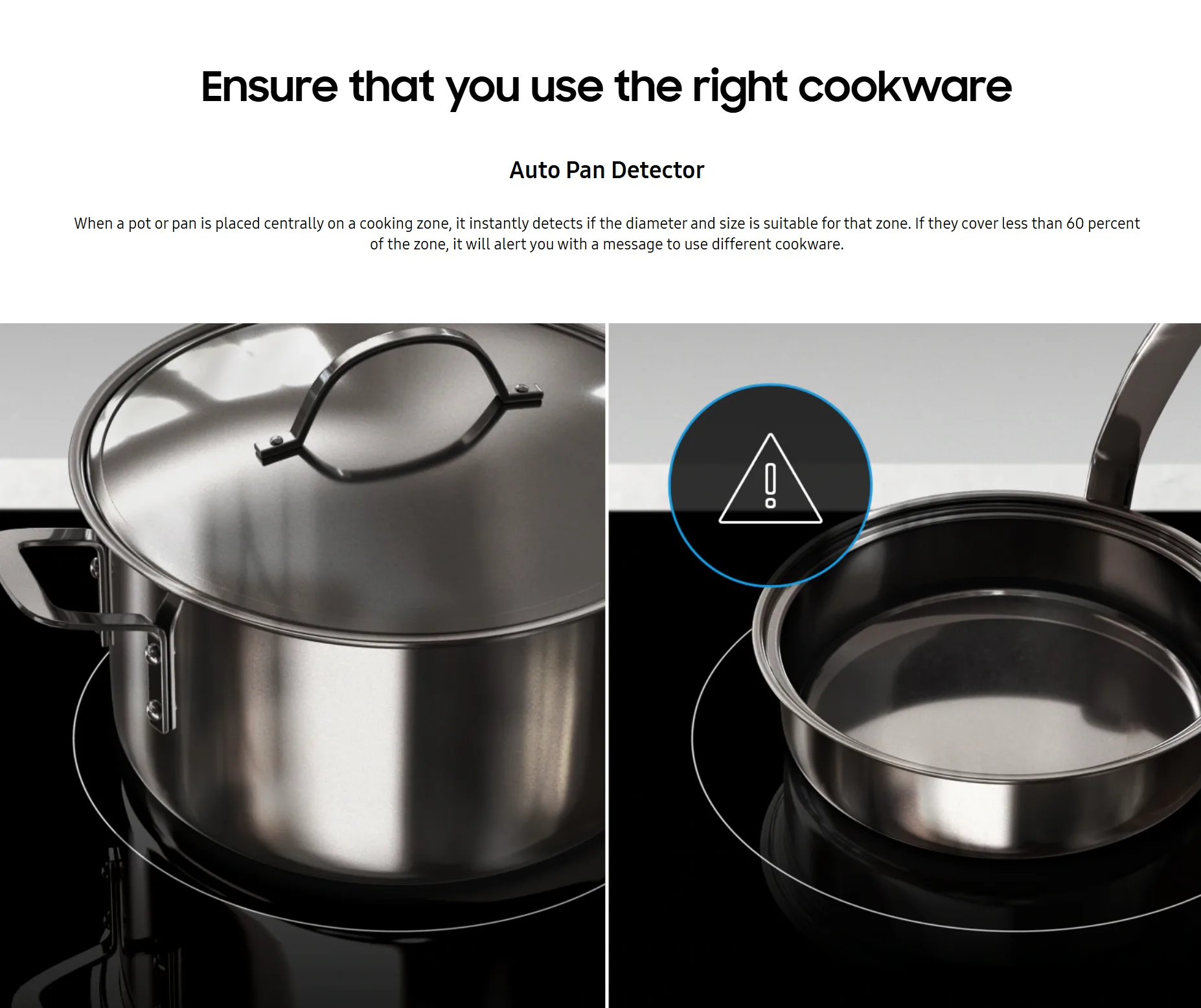 SAMSUNG Series 3 59cm 4-Zone Touch Induction Hob NZ64F3NM1AB - Image 3