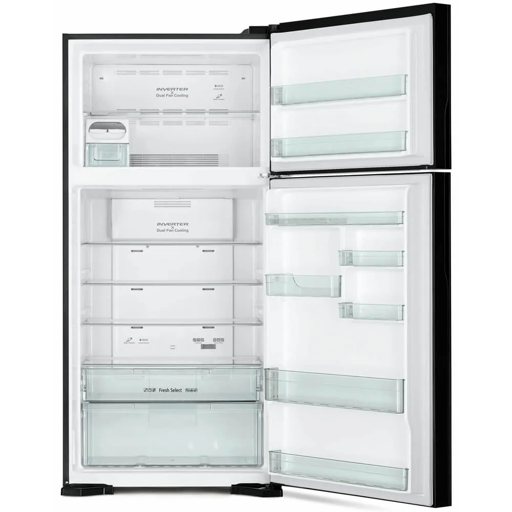 Hitachi RV765 Top Mount refrigerator Pure white