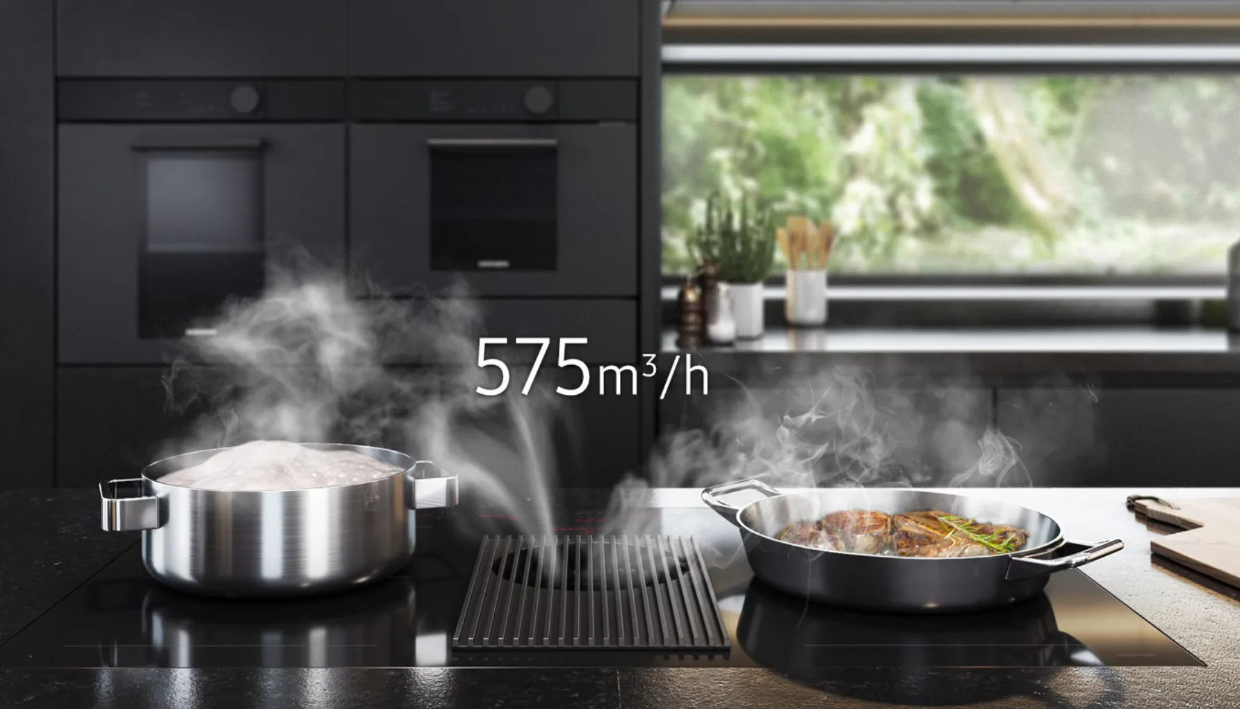 SAMSUNG Infinite Range CombiHob Integrated Extractor 7.4kW - Image 4