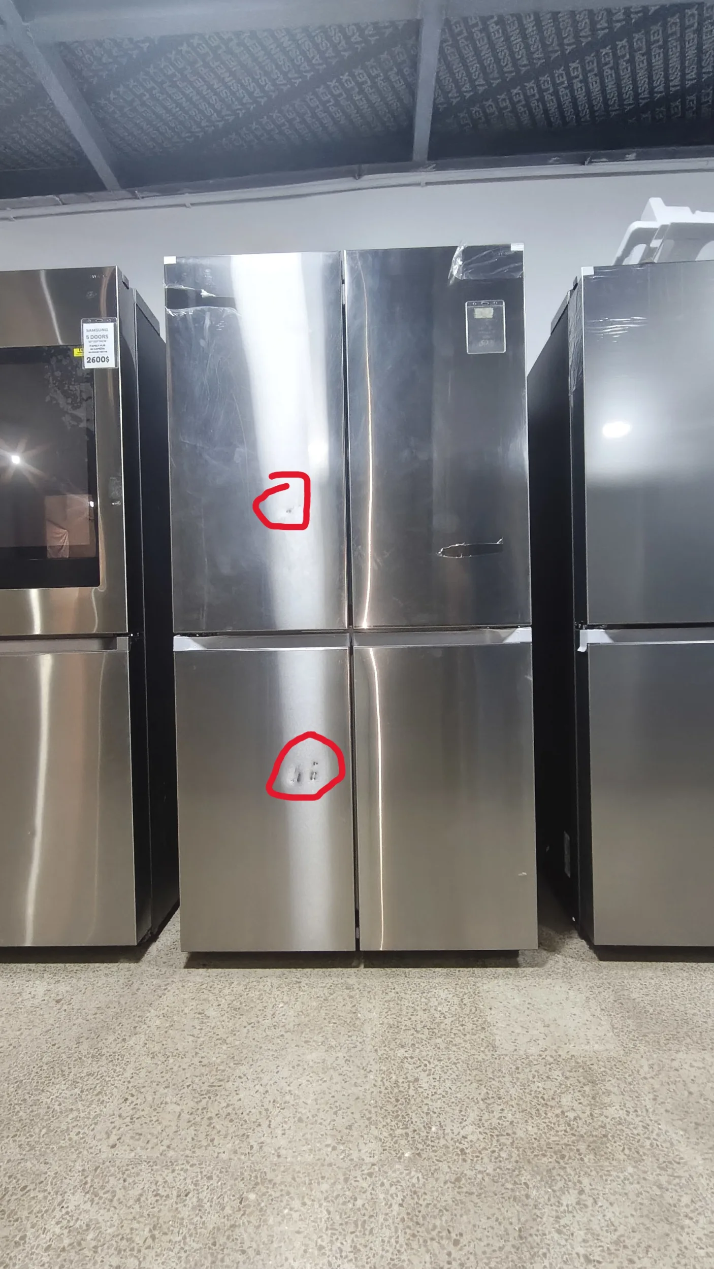 SAMSUNG RF65 5DOORS STAINLESS